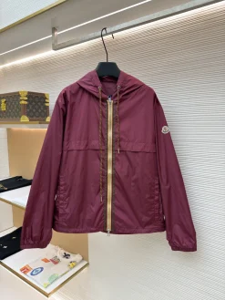 MONCLER Coats & Jackets Nylon (Burgundy) 1-5 C10202607120146