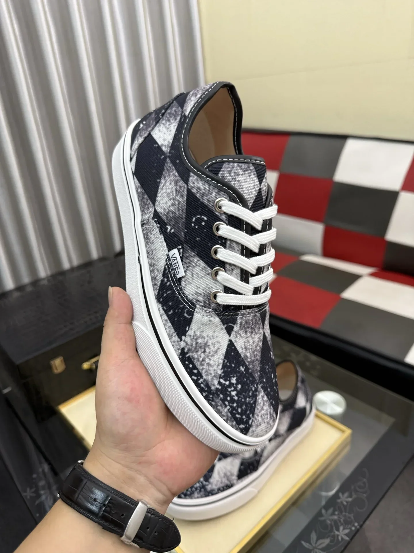 NEW BALANCE Sneakers & Trainers Canvas (Black-White) EU38-46 B10202607050548 - Image 4
