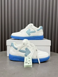 Alternative view of OFF-WHITE Sneakers & Trainers Smooth Leather (White-Blue) EU35-40 39-46 B90202607051459