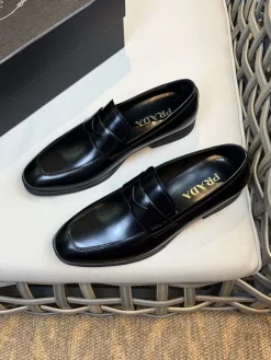Alternative view of PRADA Boat Shoes & Espadrilles Calf Leather (Black) EU38-45 C80202607051713