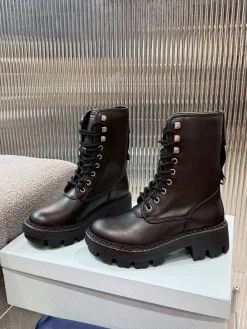 PRADA Boots & Booties Calfskin Rubber (Black) EU35-41 C30202607051617