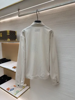 Alternative view of PRADA Coats & Jackets Cotton (White) S-L B50202607120435