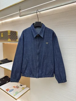 PRADA Coats & Jackets Denim (Blue) 46-52 C20202607120282