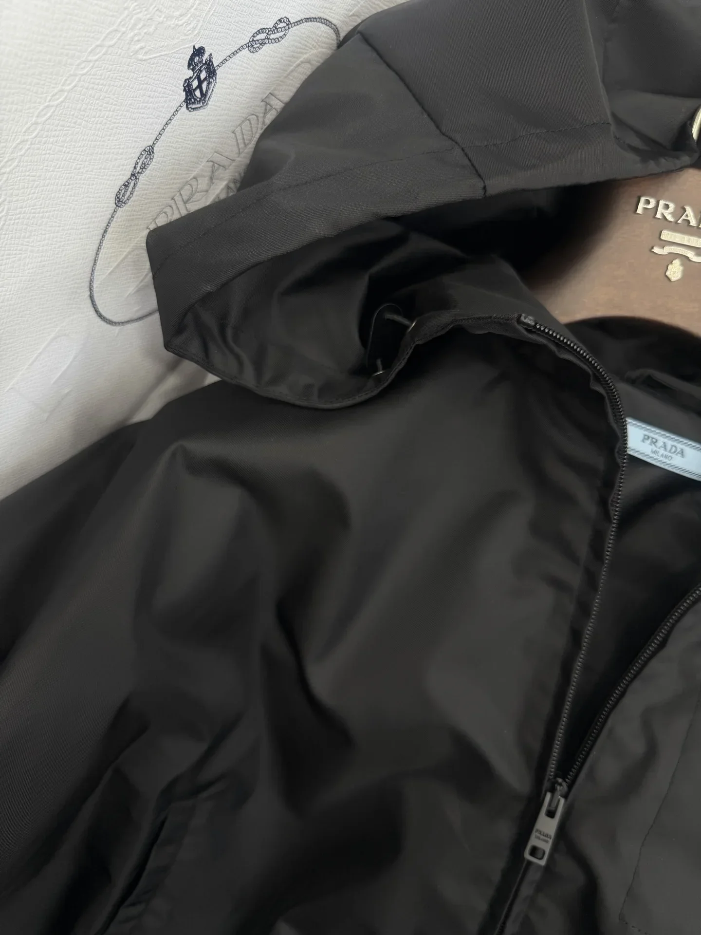 PRADA Coats & Jackets Nylon (Black) S-L D15202607052315 - Image 2