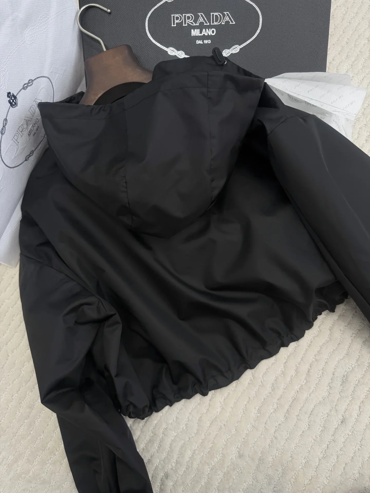 PRADA Coats & Jackets Nylon (Black) S-L D15202607052315 - Image 6