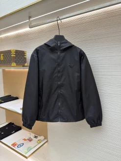 PRADA Coats & Jackets Nylon (Black) S-M-L-XL-XXL B80202607120232