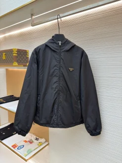 PRADA Coats & Jackets Nylon (Black) S-XL C10202607120231