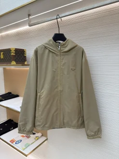 PRADA Coats & Jackets Nylon (Khaki) S-L B95202607120647