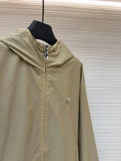 Alternative view of PRADA Coats & Jackets Nylon (Khaki) S-L B95202607120647