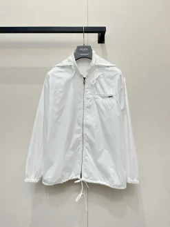 PRADA Coats & Jackets Nylon (White) S-L C75202607052215