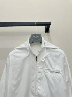 Alternative view of PRADA Coats & Jackets Nylon (White) S-L C75202607052215