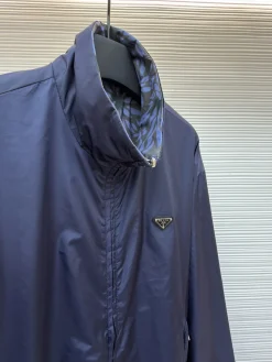 Alternative view of PRADA Coats & Jackets Recycled Nylon (Blue-Black) S-XL B55202607120555