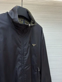 Alternative view of PRADA Coats & Jackets Recycled Nylon (Green-Black) S-XL B55202607120557