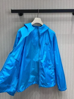 Alternative view of PRADA Coats & Jackets Windproof Fabric (Blue) S-L B05202607050747
