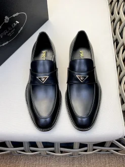 PRADA Formal Shoes Calf Leather (Black) EU39-44 D50202607051820
