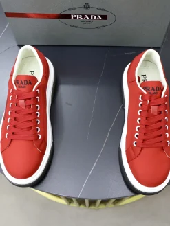 PRADA Sneakers & Trainers Fabric (Red-White-Black) EU38-44 C00202607051502