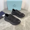PRADA Sneakers & Trainers Leather-Mesh (Black) B80202607051396