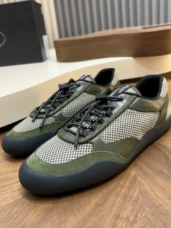 PRADA Sneakers & Trainers Mesh-Suede (Green-Black-Beige) EU39-44 C10202607050570