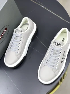 Alternative view of PRADA Sneakers & Trainers Smooth Leather (Grey-White-Black) EU38-44 C00202607051505
