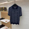 PRADA Sweaters & Knitwear Cotton Wool (Navy-White) 46-52 A80202607120044