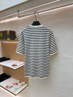 Alternative view of PRADA Sweaters & Knitwear Mercerized Cotton (White-Navy) 46-52 A85202607120142