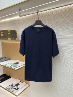 Alternative view of PRADA T-shirts & Vests Cotton (Navy-White) S-XL A90202607120720