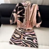 PUCCI Clothing Silk Twill (Pink-Black-Brown) 36-42 G85202607052517