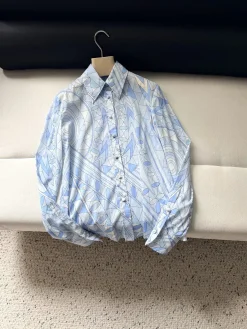 PUCCI Shirts & Polos Cotton (Blue-White) S-L C15202607051872
