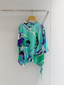 PUCCI Shirts & Polos Silk (Blue-Green-Purple-Black-White) 36-42 E20202607052447