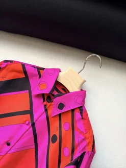 Alternative view of PUCCI Shirts & Polos Silk Twill (Pink-Orange-Black) S-XL F85202607052510