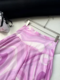 Alternative view of PUCCI Skirts & Dresses Cotton (Purple-White) S-XL D15202607052328