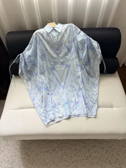 PUCCI Skirts & Dresses Cotton (White-Blue) 36-42 C26202607051994