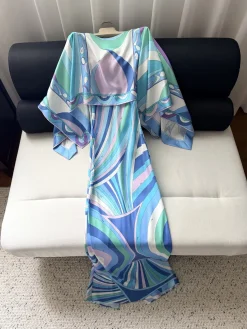 PUCCI Skirts & Dresses Silk (Blue-Green-Purple-White) 36-42 A020202607050368