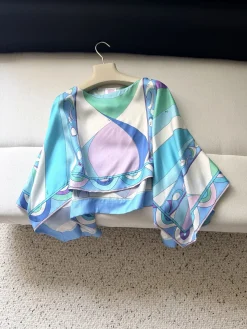 PUCCI Skirts & Dresses Silk (Blue-Green-Purple-White) 36-42 A020202607050372