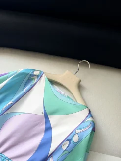 Alternative view of PUCCI Skirts & Dresses Silk (Blue-Green-Purple-White) 36-42 A020202607050372