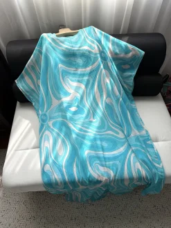 PUCCI Skirts & Dresses Silk (Blue-White) One Size C85202607052546