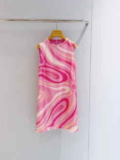 PUCCI Skirts & Dresses Silk (Pink-Orange-White) 36-42 E20202607052449