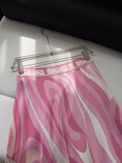 Alternative view of PUCCI Skirts & Dresses Silk (Pink-White) 36-42 D85202607052426
