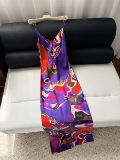 Alternative view of PUCCI Skirts & Dresses Silk (Red-Purple-Pink-Green-Black) 36-42 A020202607050370