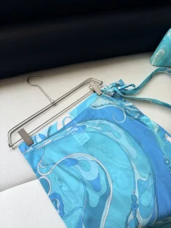 Alternative view of PUCCI Swimwear & Beachwear Cotton (Blue-White) 36-42 B15202607050831