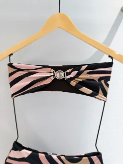Alternative view of PUCCI Swimwear & Beachwear Polyamide Elastane (Black-Pink-Brown) S-XL C00202607050354