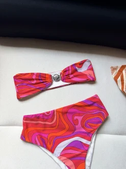 Alternative view of PUCCI Swimwear & Beachwear Polyamide Elastane (Red-Pink-Orange-White-Purple) S-XL B95202607051688