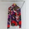 PUCCI T-shirts & Vests Mesh (Red-Purple-Blue-Green-White-Black) 36-42 A90202607050663