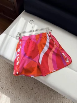 PUCCI Trousers & Shorts Polyester (Red-Orange-Pink-Purple-White) 36-42 B75202607051475