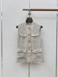 RALPH LAUREN Coats & Jackets Linen (Beige) S-M-L C05202607051783