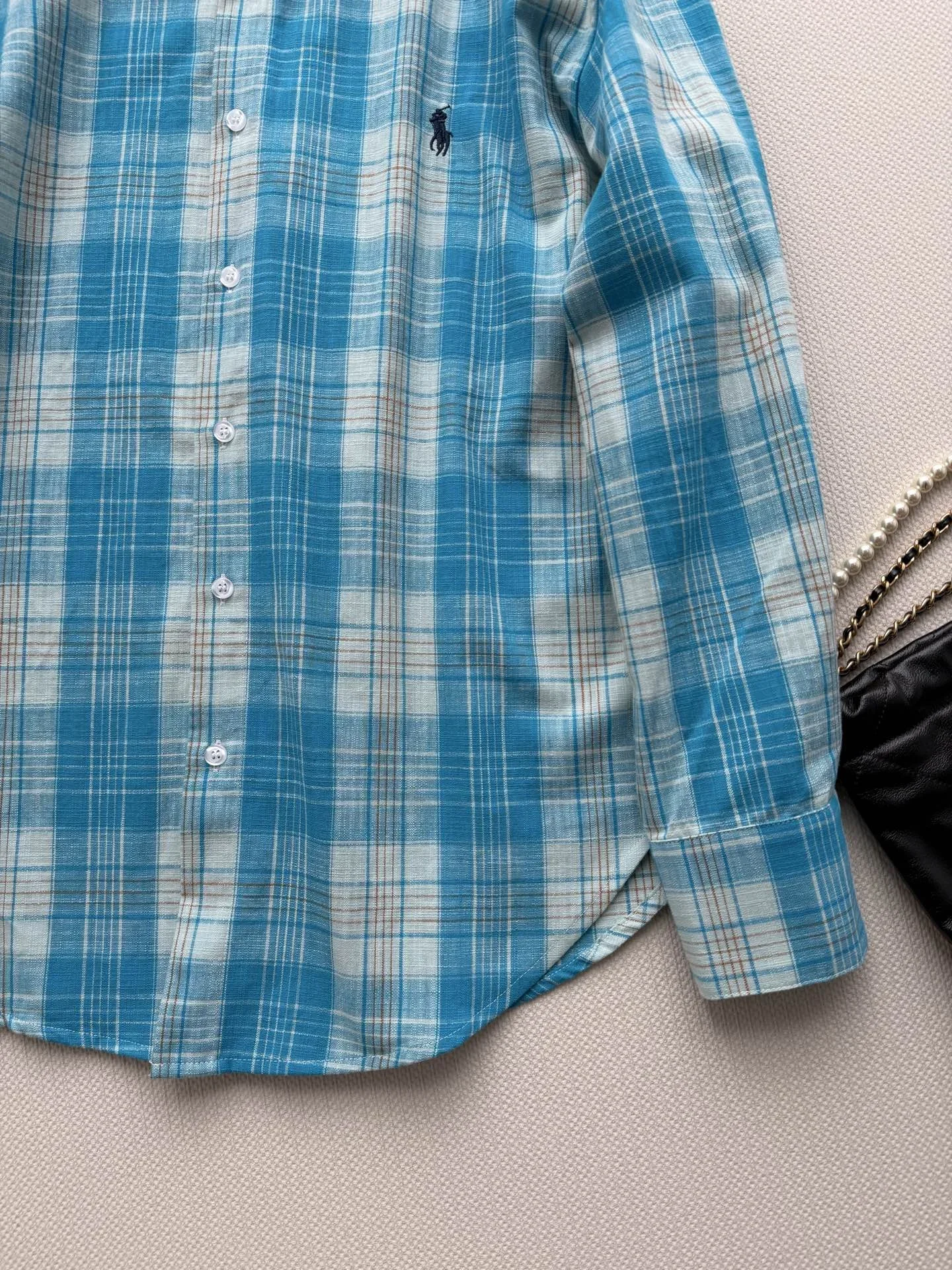 RALPH LAUREN Shirts & Polos Cotton (Blue-White) S-L B65202607051374 - Image 5