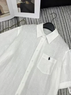 Alternative view of RALPH LAUREN Shirts & Polos Linen (White) S-L B60202607051327