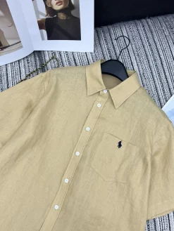 Alternative view of RALPH LAUREN Shirts & Polos Linen (Yellow) S-M-L B60202607051330