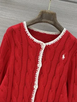 Alternative view of RALPH LAUREN Sweaters & Knitwear Cotton Knit (Red-White) S B65202607051378