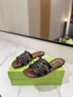 Alternative view of SAM EDELMAN Slides & Slippers Leather (Black-Brown) EU35-39 A80202607050609